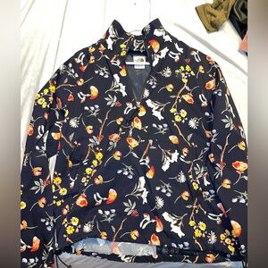 Floral & Blk North Face Pull Over
